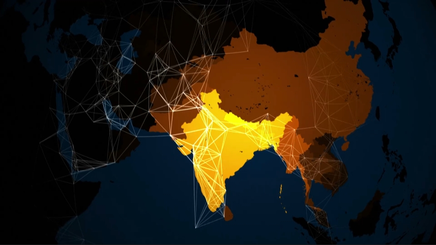 科技地球转动矢量图